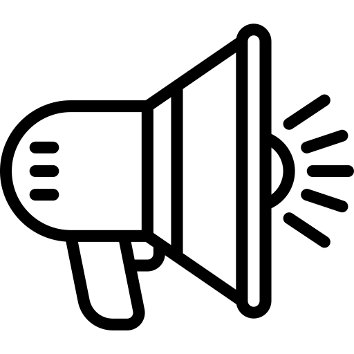 ícono de megáfono